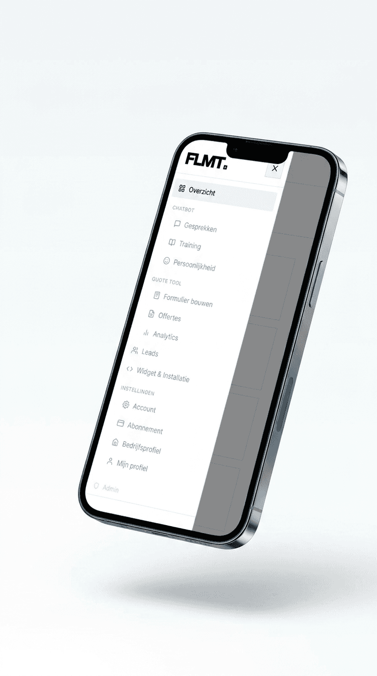 Flamant.AI chatbot op een telefoonscherm